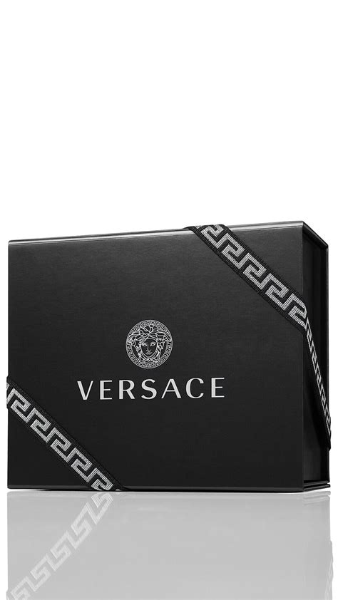 versace gift packaging|versace white bottle.